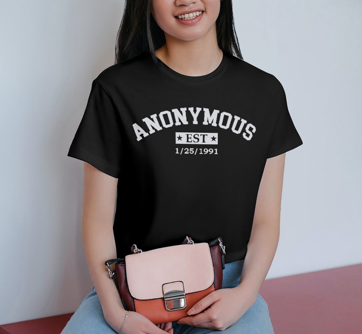 Anonymous Est Clean Date Tee