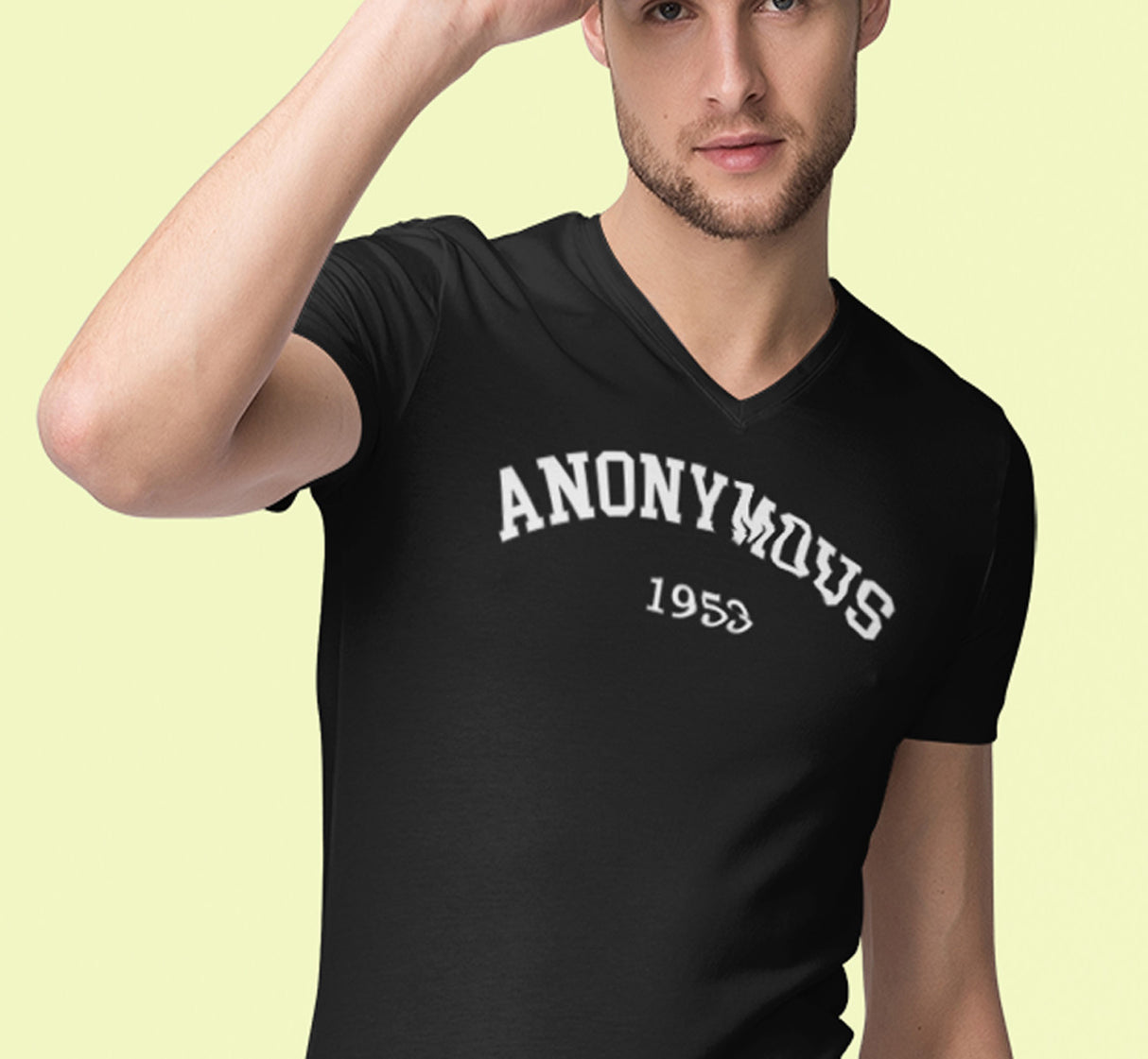 Anonymous 1953 dtg V-Neck Tee