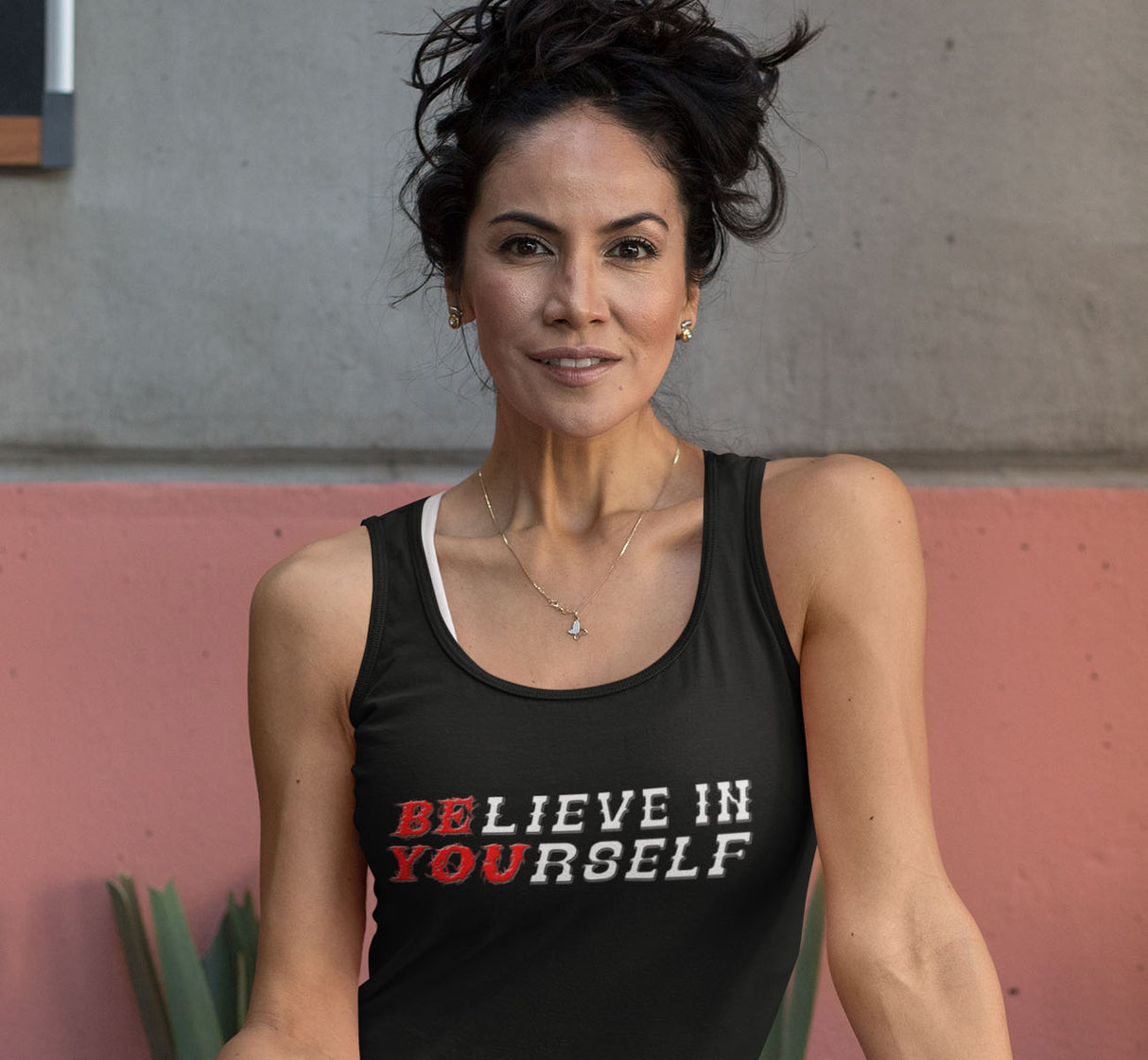 Believe In Yourself AA / NA Racerback Tank