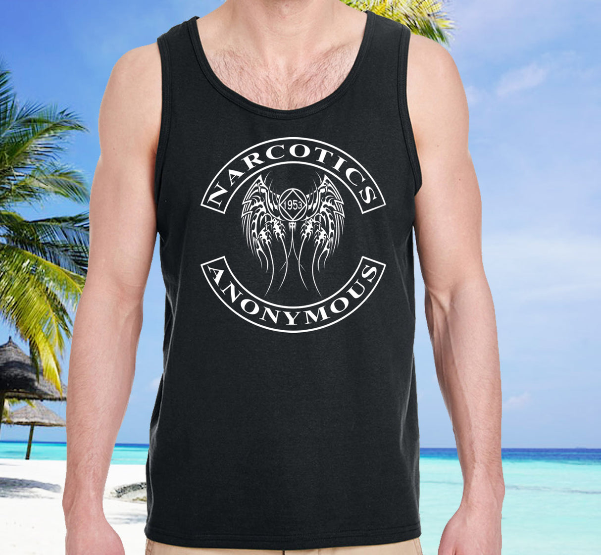 utt- NA Bike Rocker Unisex Tank Tops