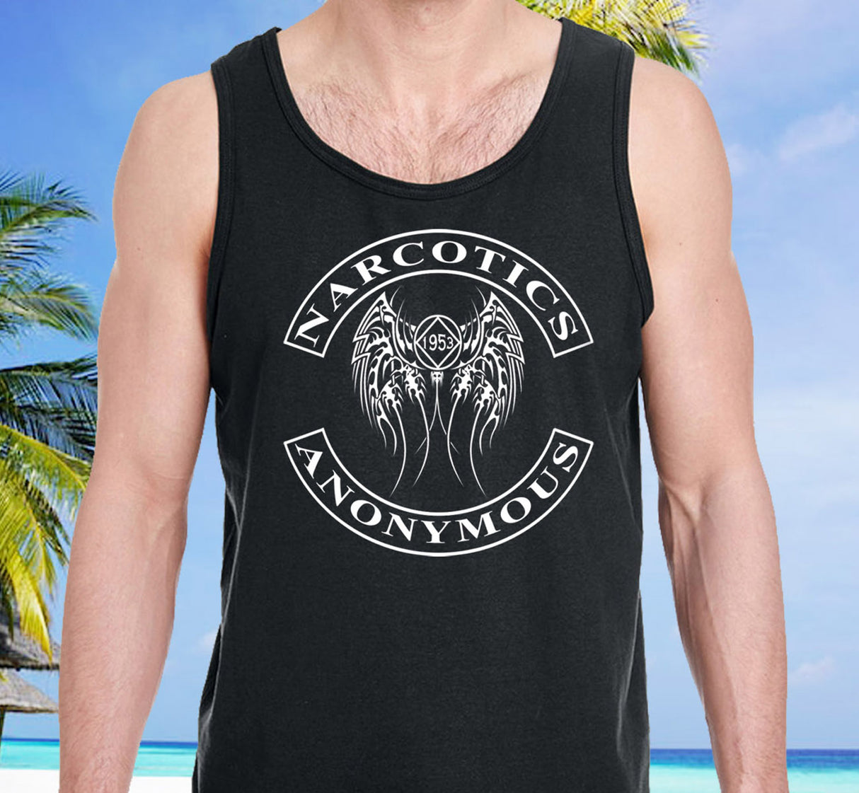 utt- NA Bike Rocker Unisex Tank Tops