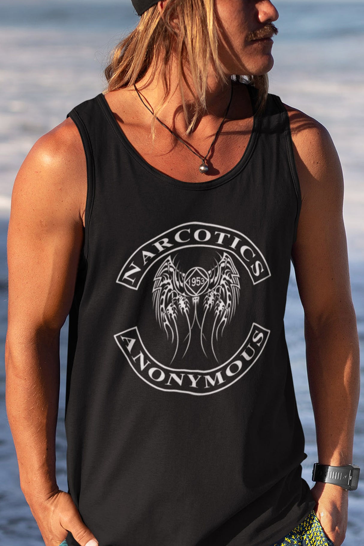 utt- NA Bike Rocker Unisex Tank Tops