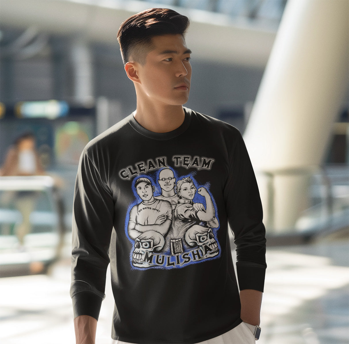 Clean Team Mulisha Long Sleeve dtg Tee