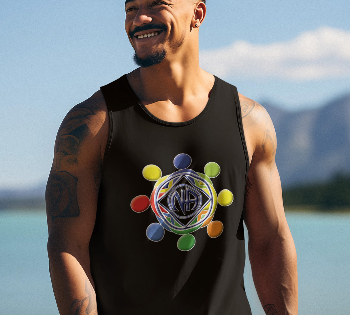 NA Closing Circle NA dtg Tank Top