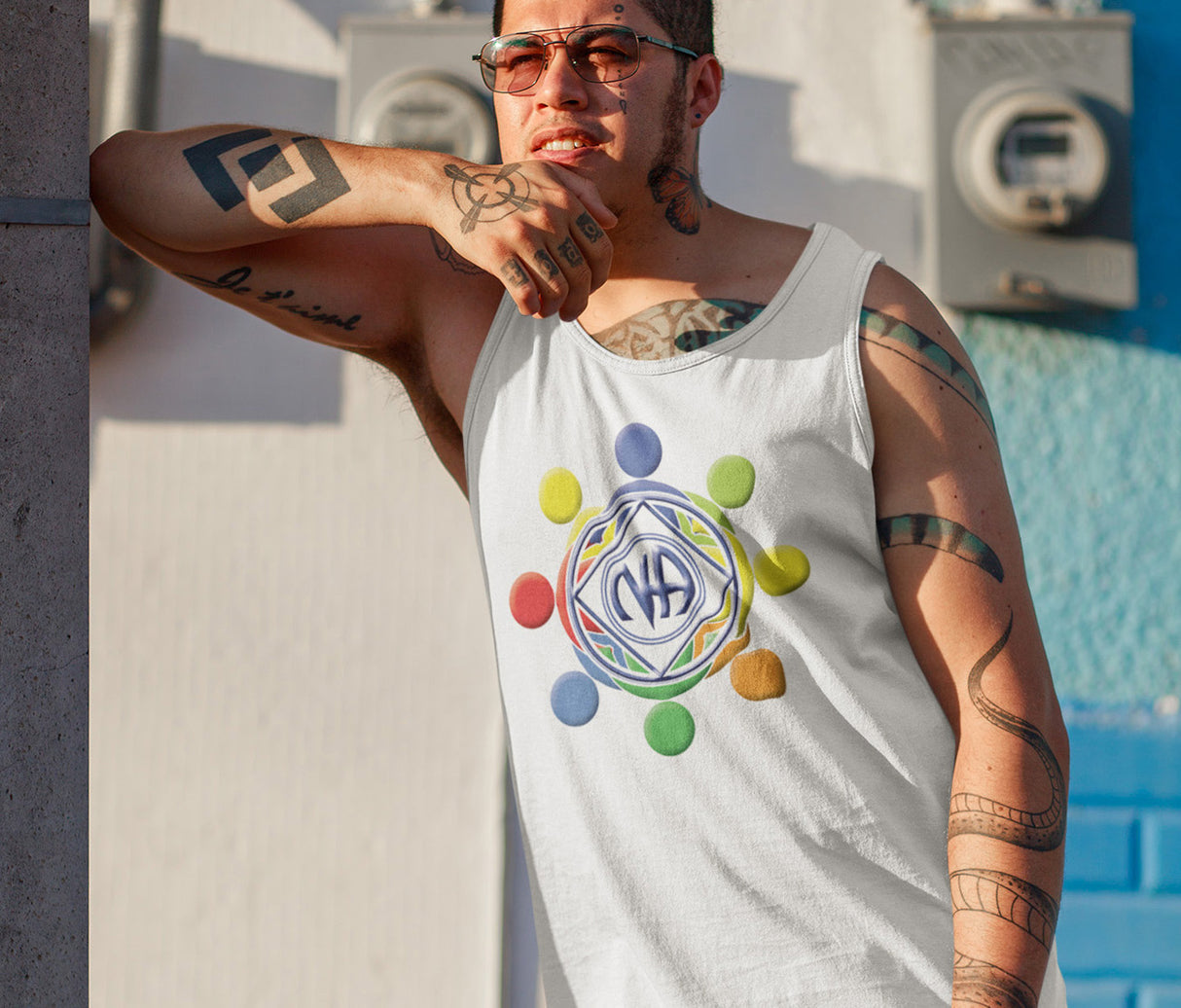 NA Closing Circle NA dtg Tank Top