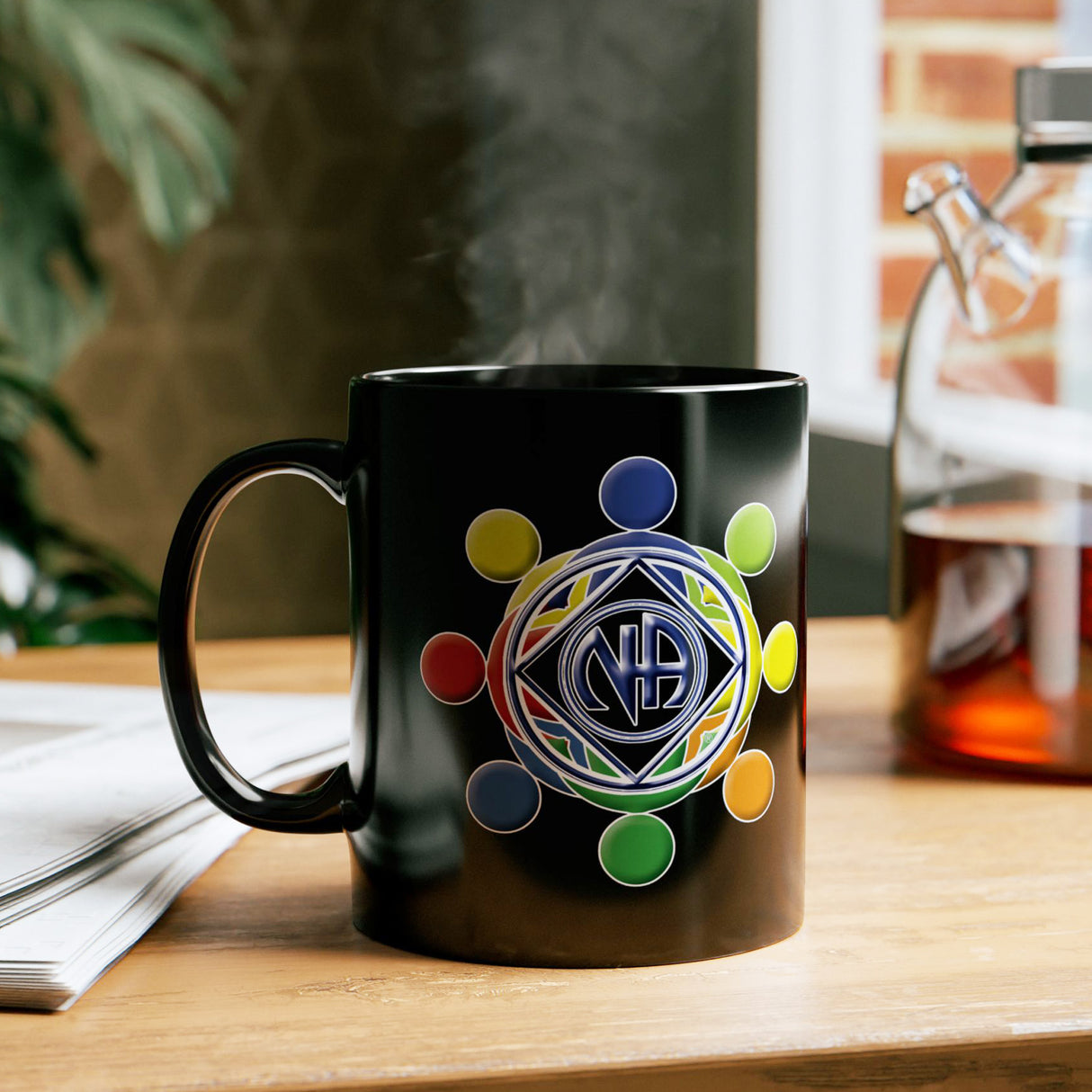 Closing Circle 11oz Black Mug