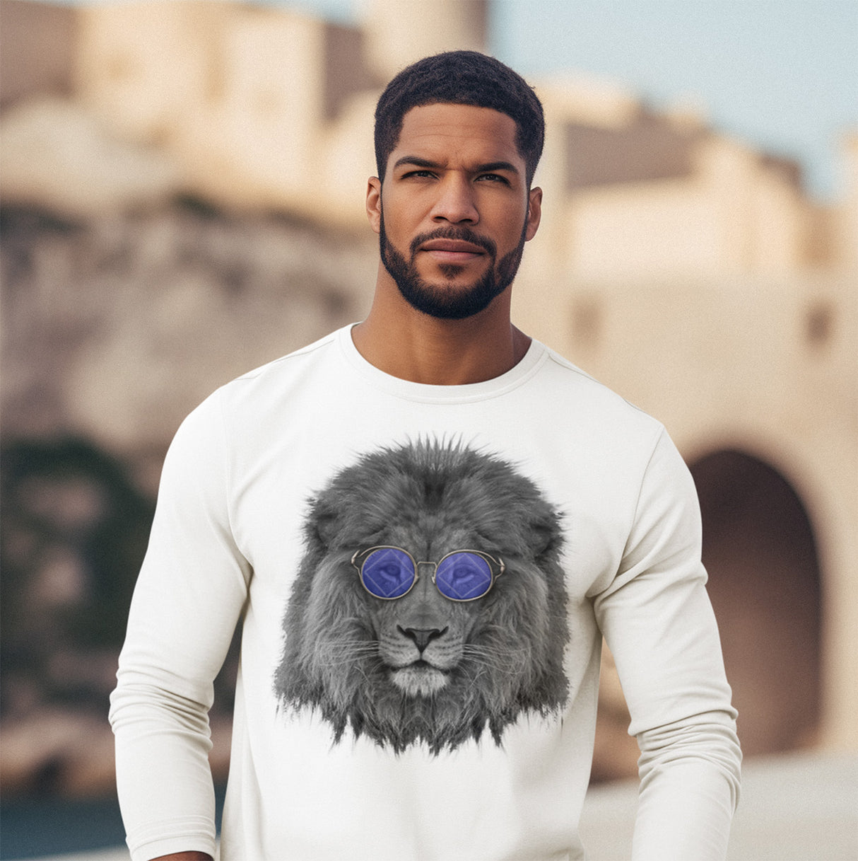 Cool NA Lion Long Sleeve dtg Tee