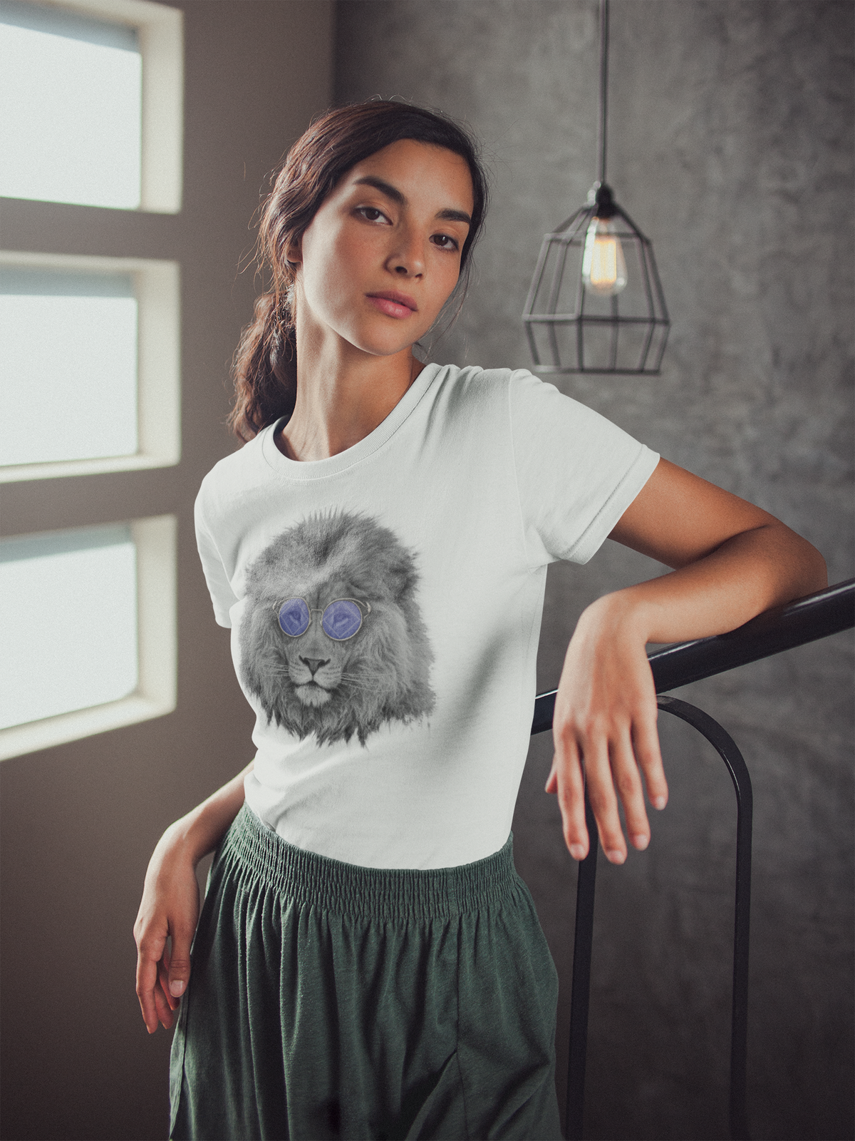 ldTs- Cool NA Lion Women's Tee