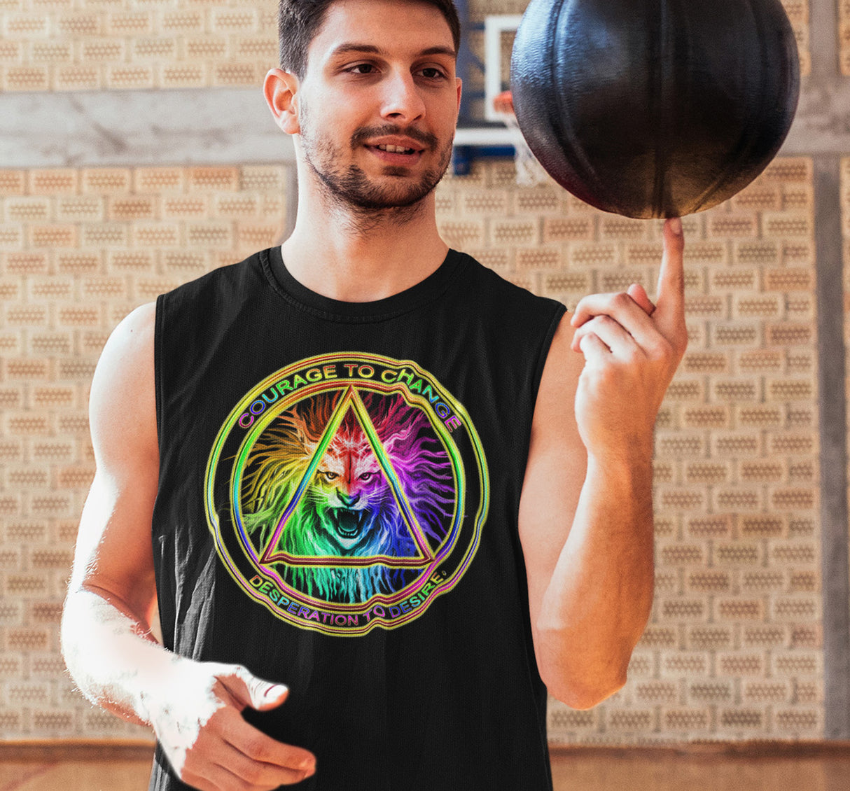 AA Courage To Change dtg Tank Top