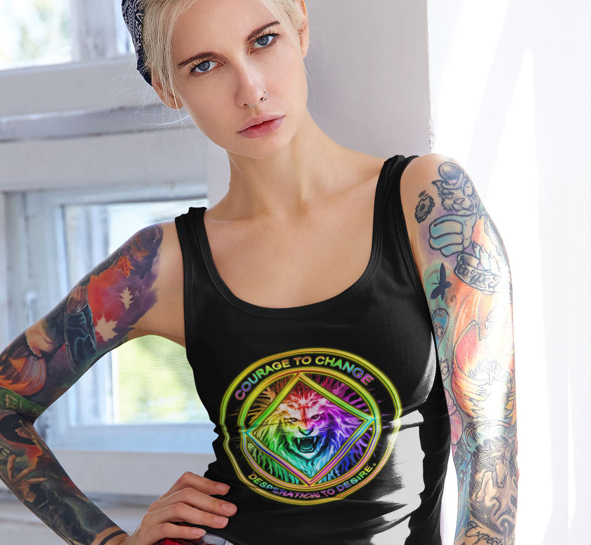 Courage To Change NA Racerback Tank