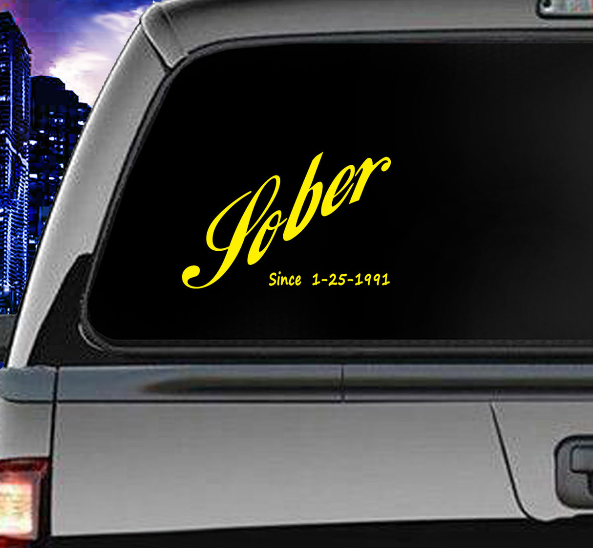 Win Decal - AA Cola Style Sober Date Decal