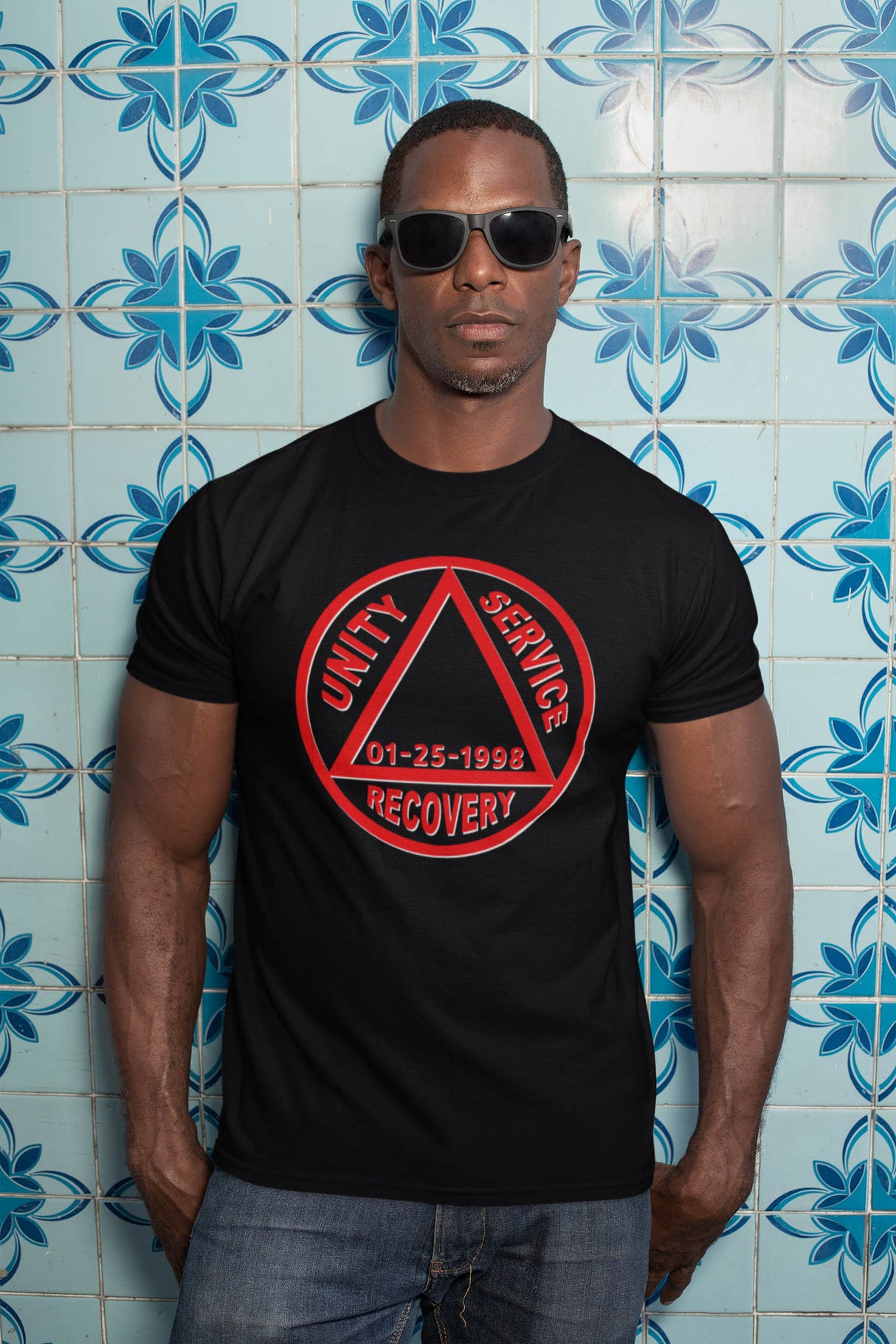 Customized AA Symbol Sober Time Tee