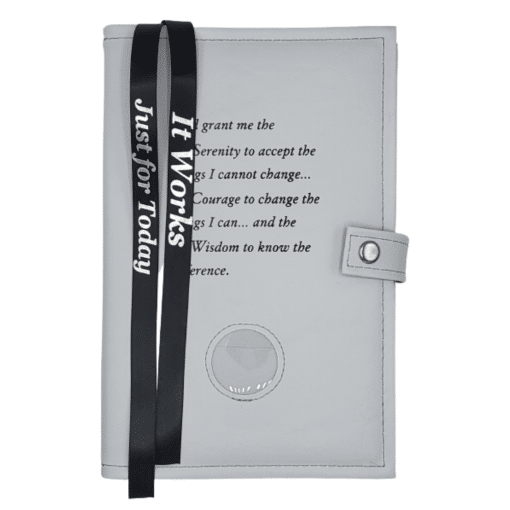 Cover-NA Double Book Cover- 6th ed Serenity Prayer Medallion Holder