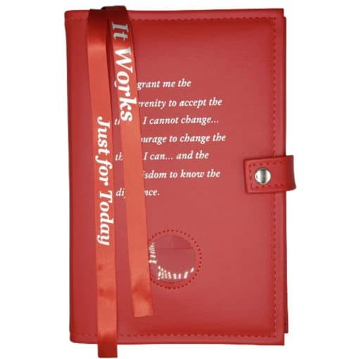 Cover-NA Double Book Cover- 6th ed Serenity Prayer Medallion Holder