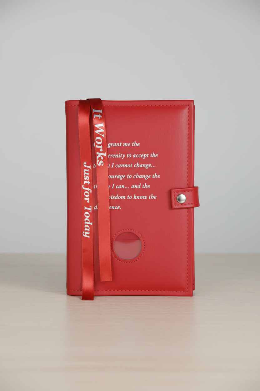 Cover-NA Double Book Cover- 6th ed Serenity Prayer Medallion Holder
