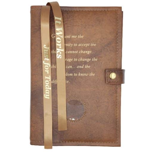 Cover-NA Double Book Cover- 6th ed Serenity Prayer Medallion Holder