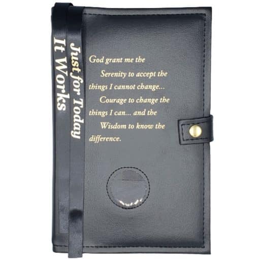 Cover-NA Double Book Cover- 6th ed Serenity Prayer Medallion Holder