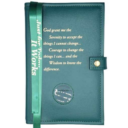 Cover-NA Double Book Cover- 6th ed Serenity Prayer Medallion Holder