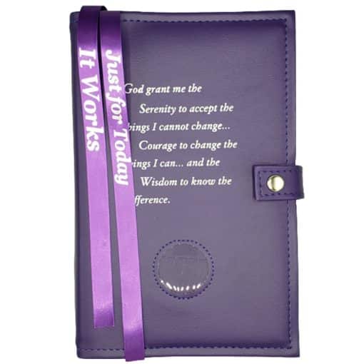 Cover-NA Double Book Cover- 6th ed Serenity Prayer Medallion Holder