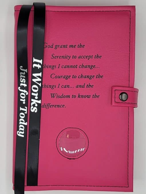 Cover-NA Double Book Cover- 6th ed Serenity Prayer Medallion Holder
