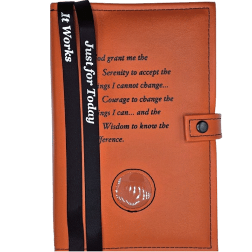 Cover-NA Double Book Cover- 6th ed Serenity Prayer Medallion Holder