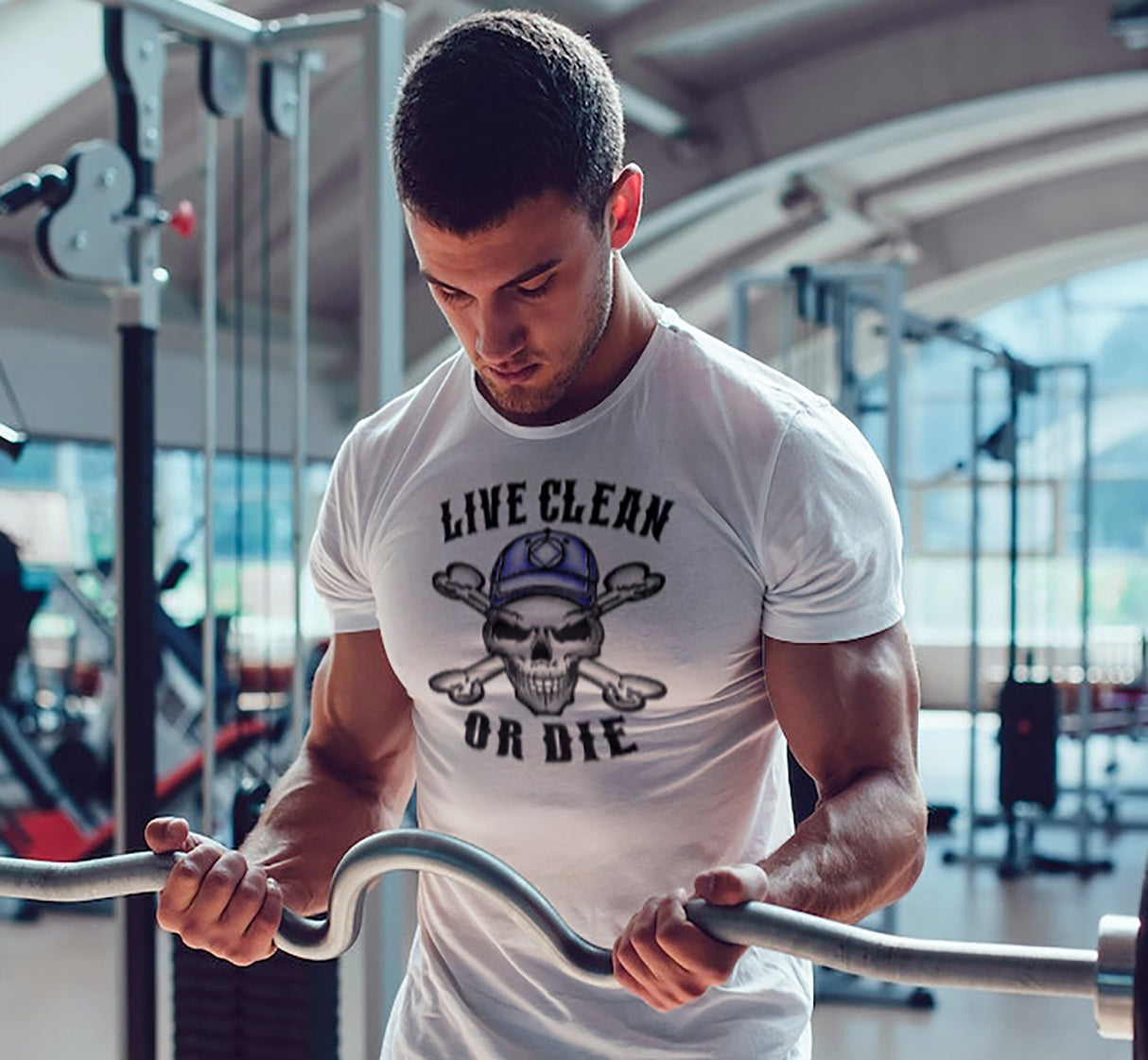 Live Clean Or Die V.2 dtg Tee