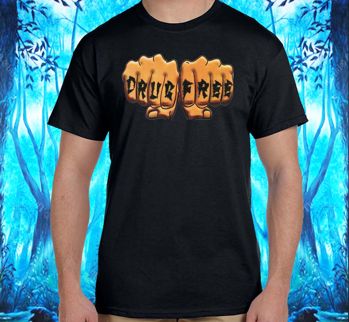 Drug Free Fist SS/LS Tee