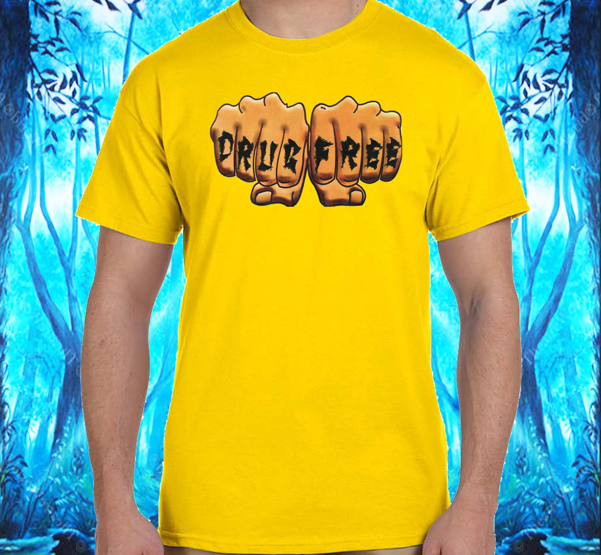 Drug Free Fist SS/LS Tee