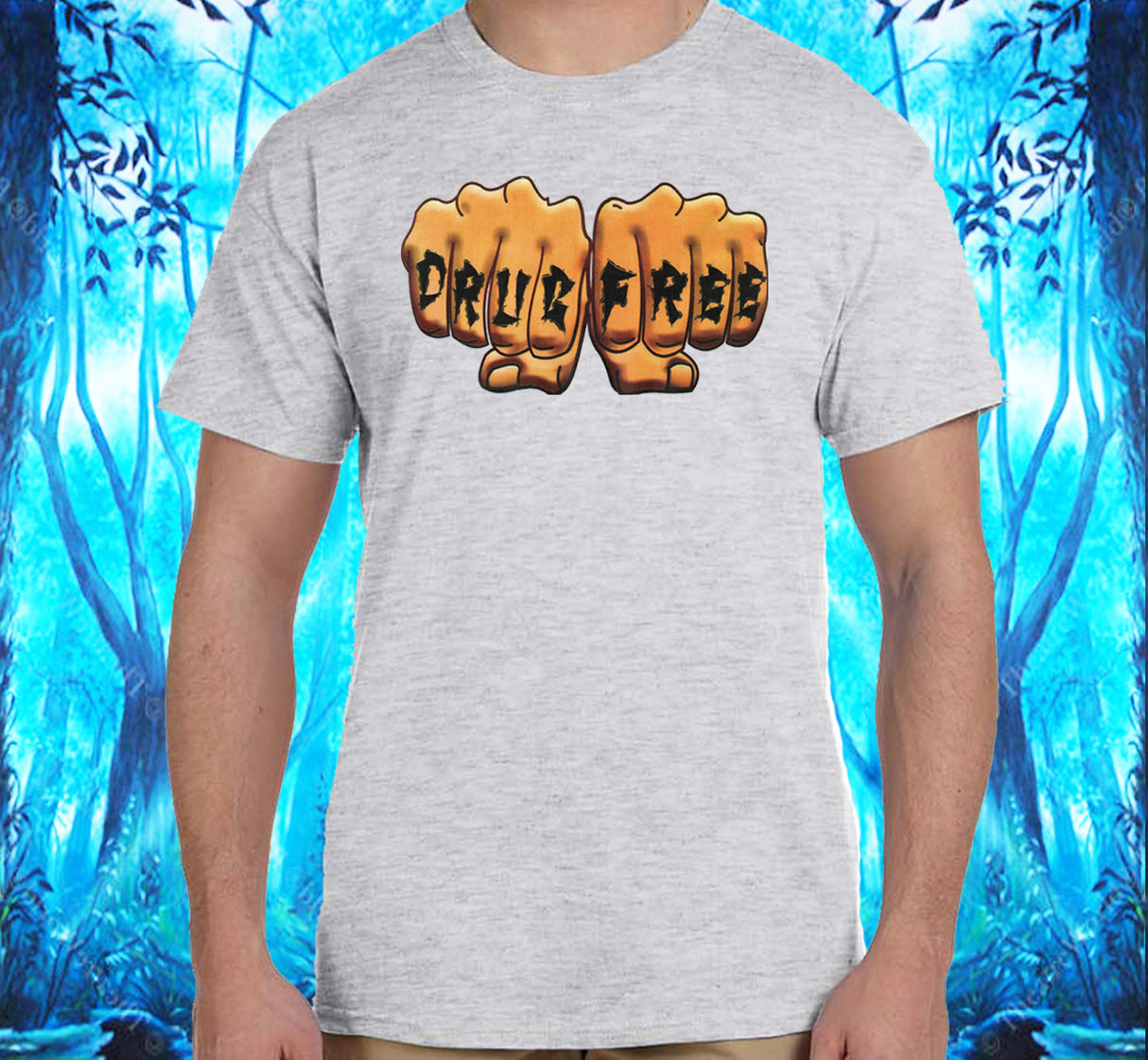 Drug Free Fist SS/LS Tee