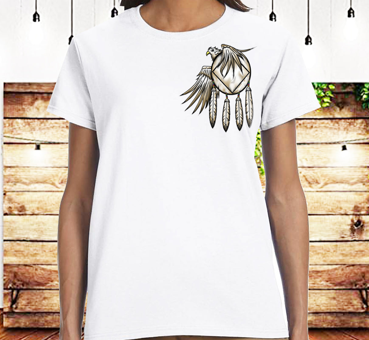 ldTs- Eagle & Shield Women's Tee