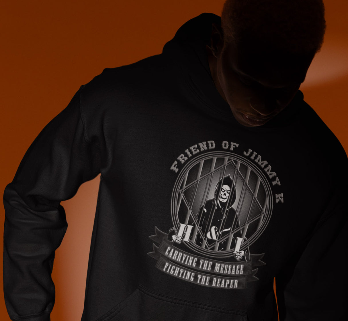Fighting The Reaper V.2 dtg Hoodie