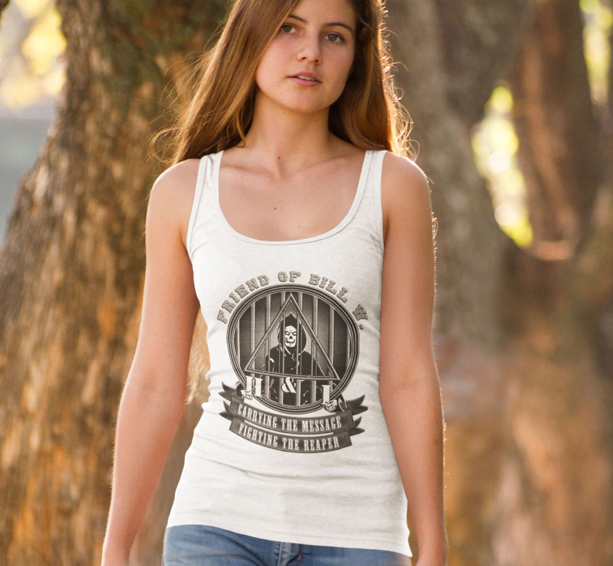 AA Fighting The Reaper AA Racerback Tank