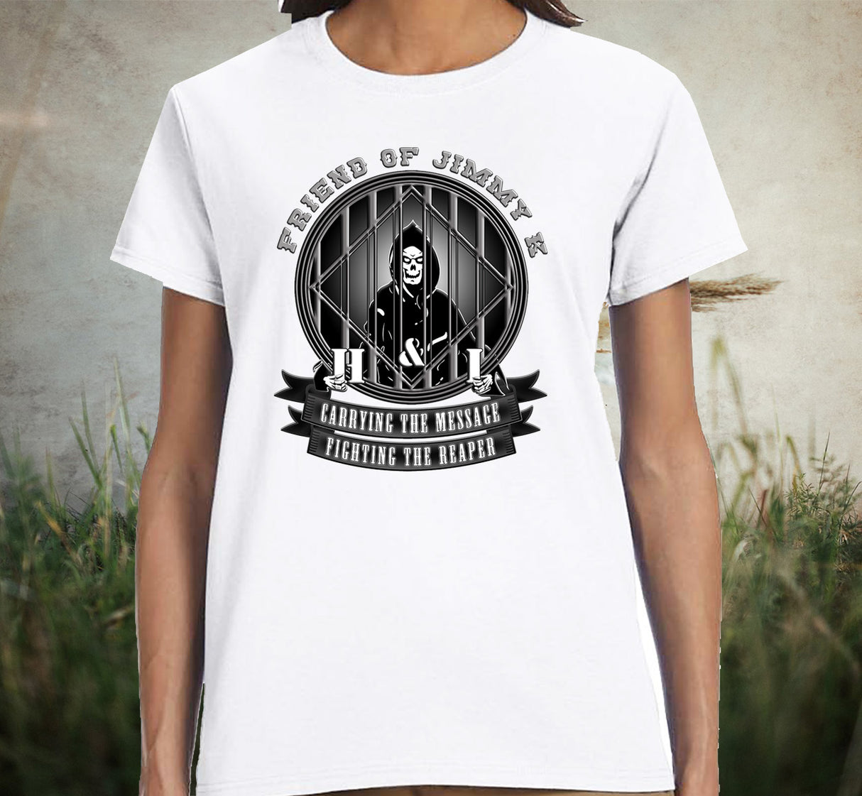 ldTs- Fighting The Reaper V.2 Women's Tee