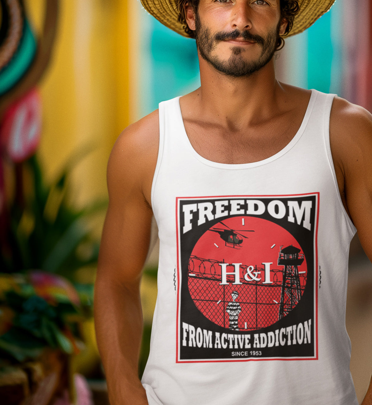Freedom From Active Addiction NA dtg Tank Top