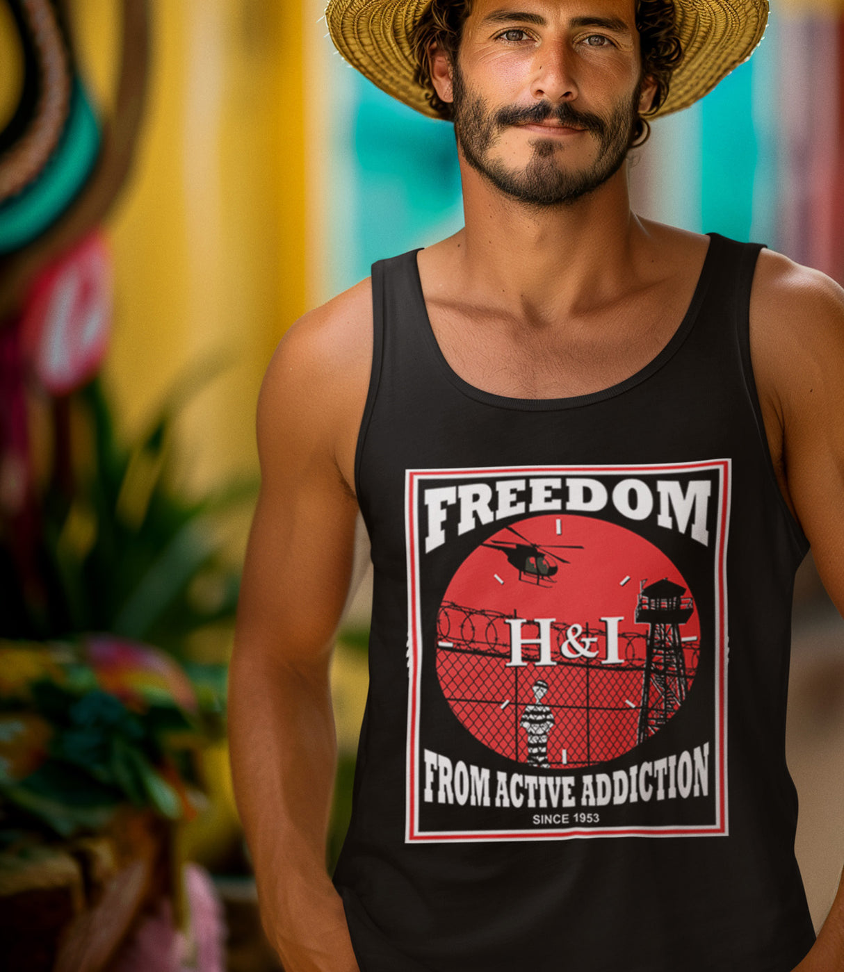 Freedom From Active Addiction NA dtg Tank Top