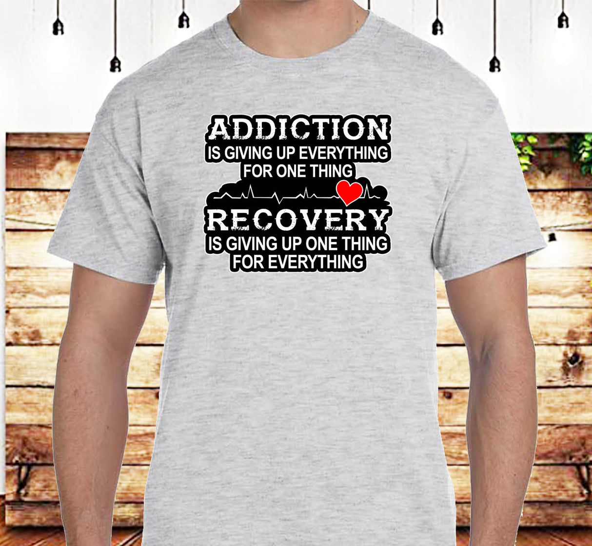 Recovery - Give Up One Thing SS/LS Tee