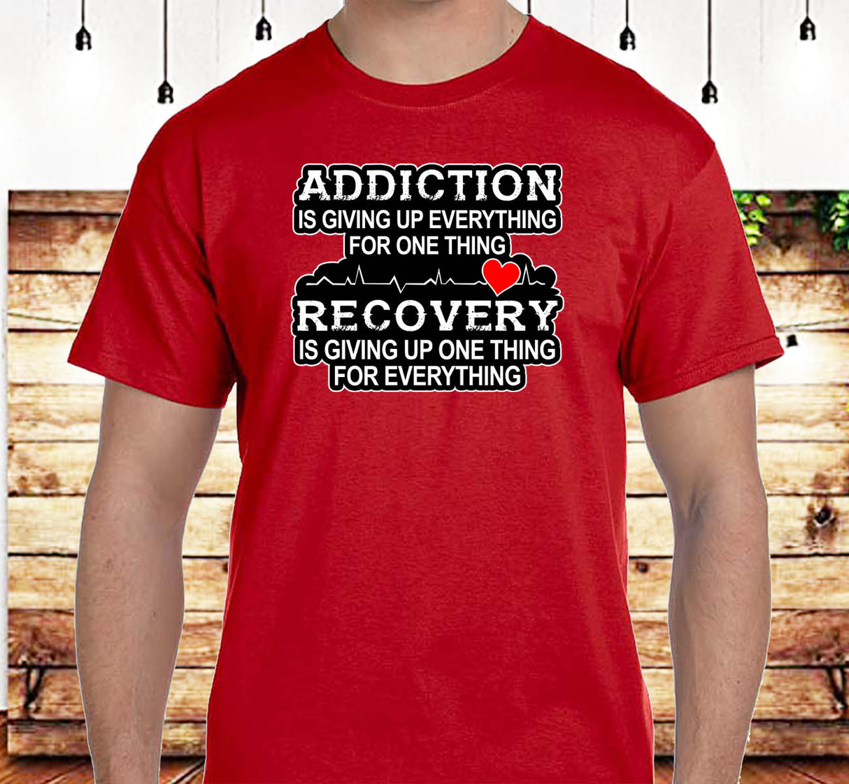 Recovery - Give Up One Thing SS/LS Tee