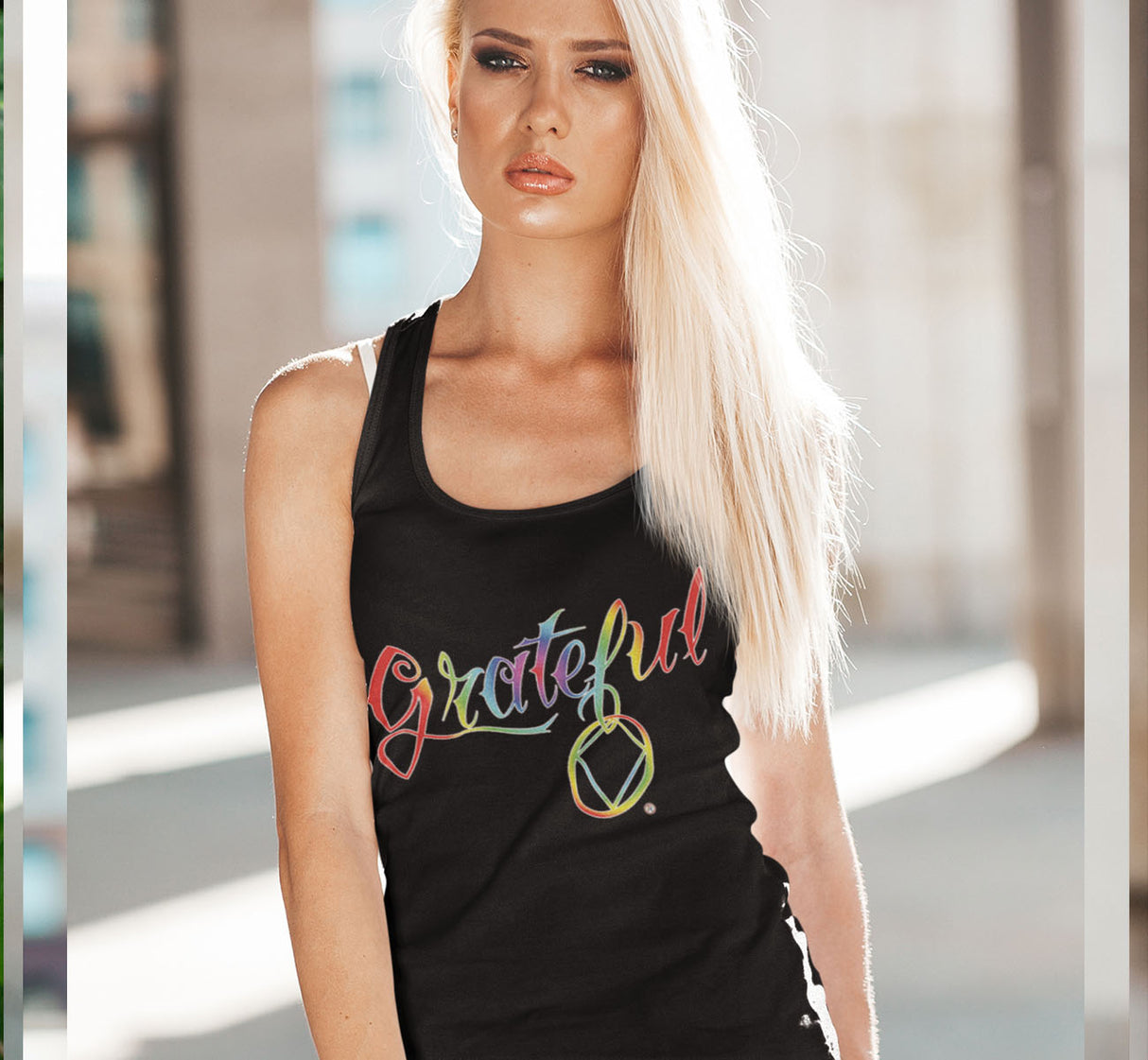 NA Grateful V.2 NA Racerback Tank