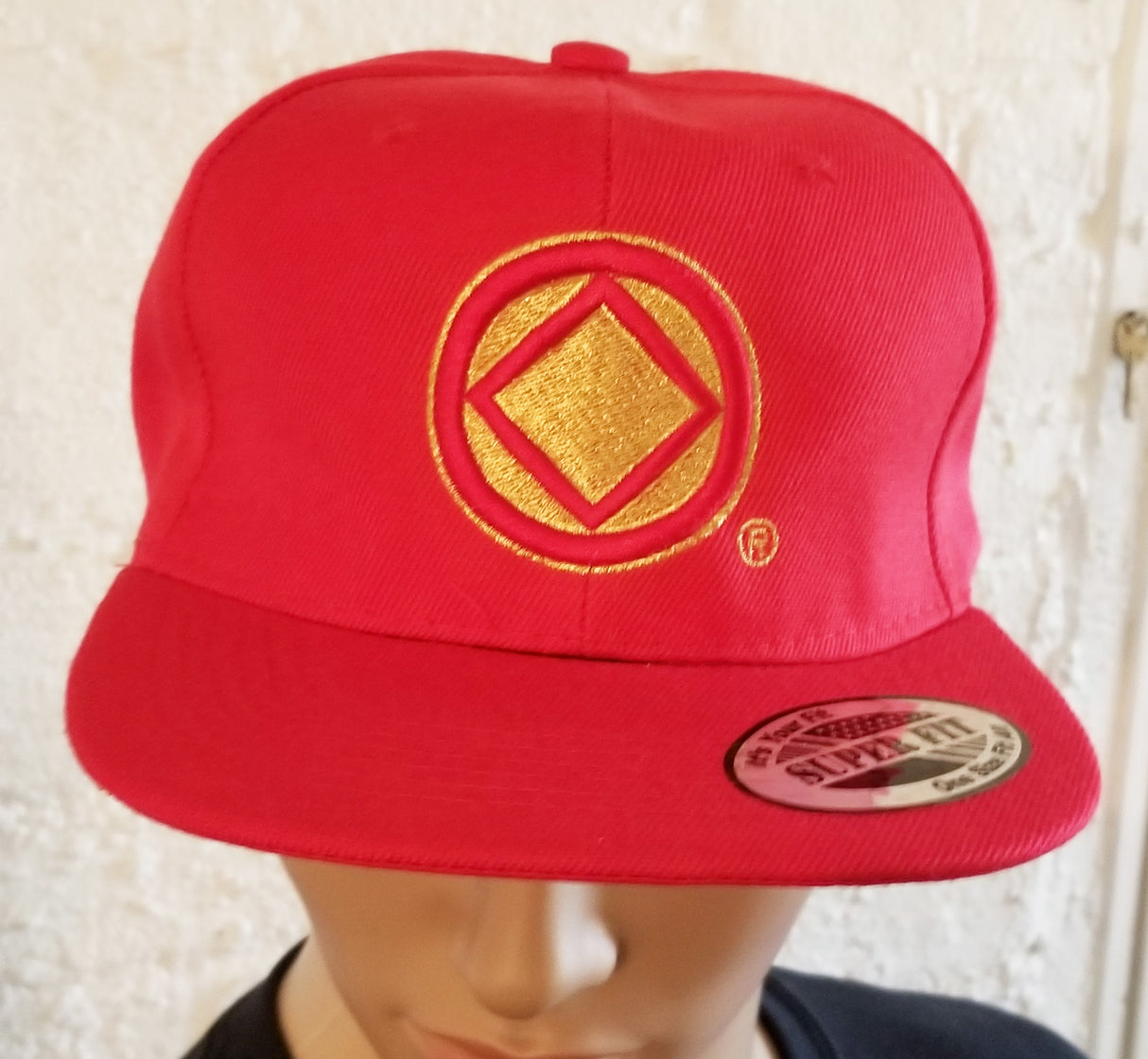 hg-bc- NA Red & Gold Symbol Ball Cap