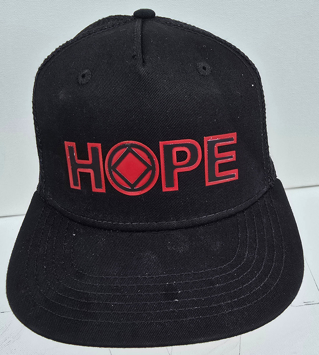 Ball Cap - HOPE With Symbol Blk/Red