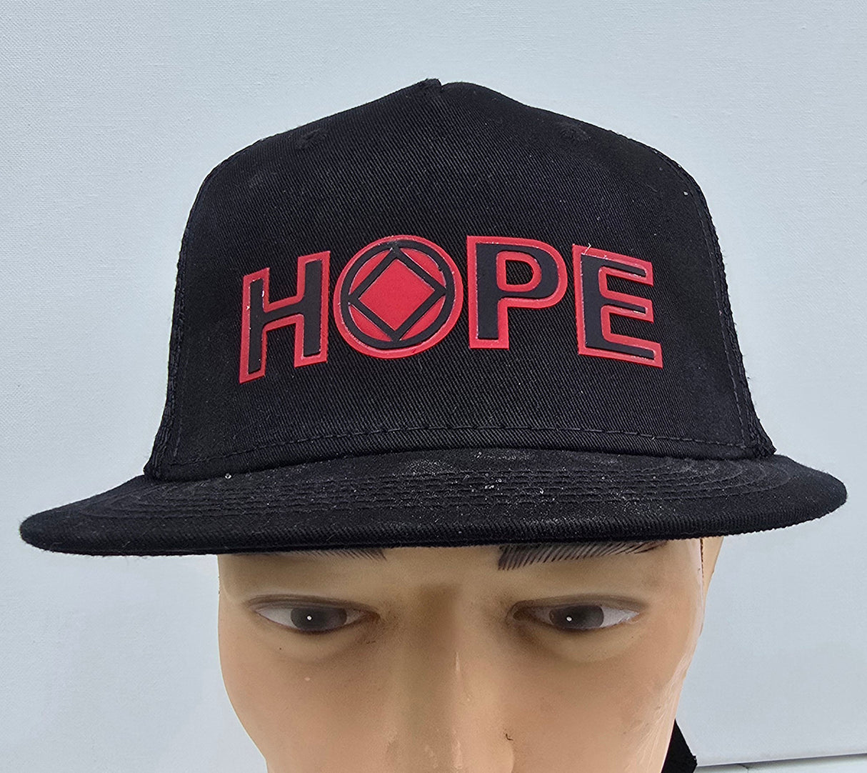 Ball Cap - HOPE With Symbol Blk/Red
