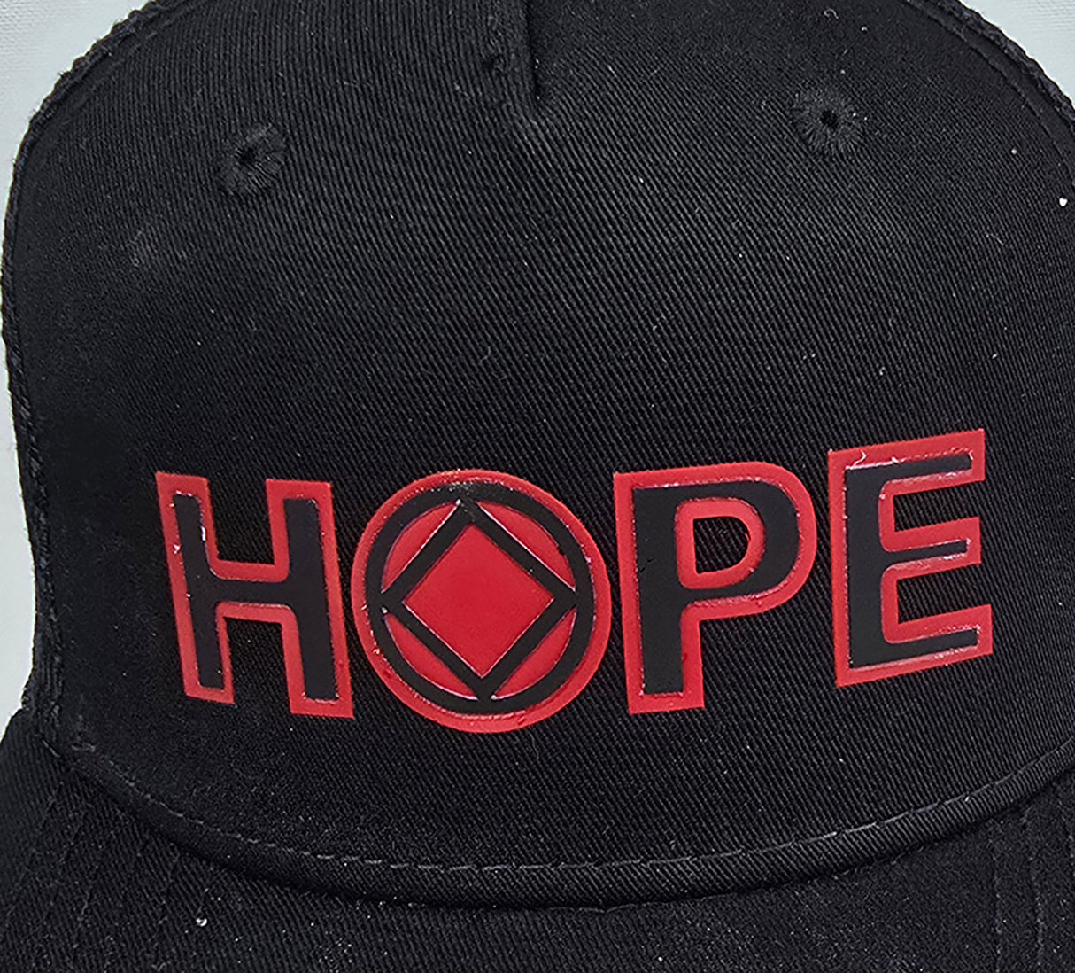 Ball Cap - HOPE With Symbol Blk/Red