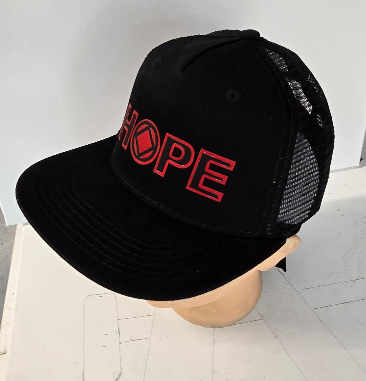 Ball Cap - HOPE With Symbol Blk/Red
