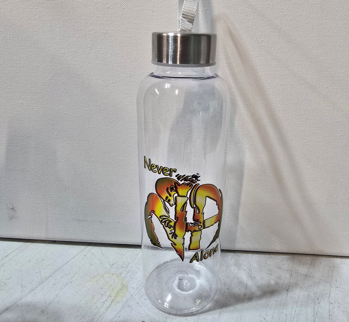 Hugs Never Alone Water Bottle
