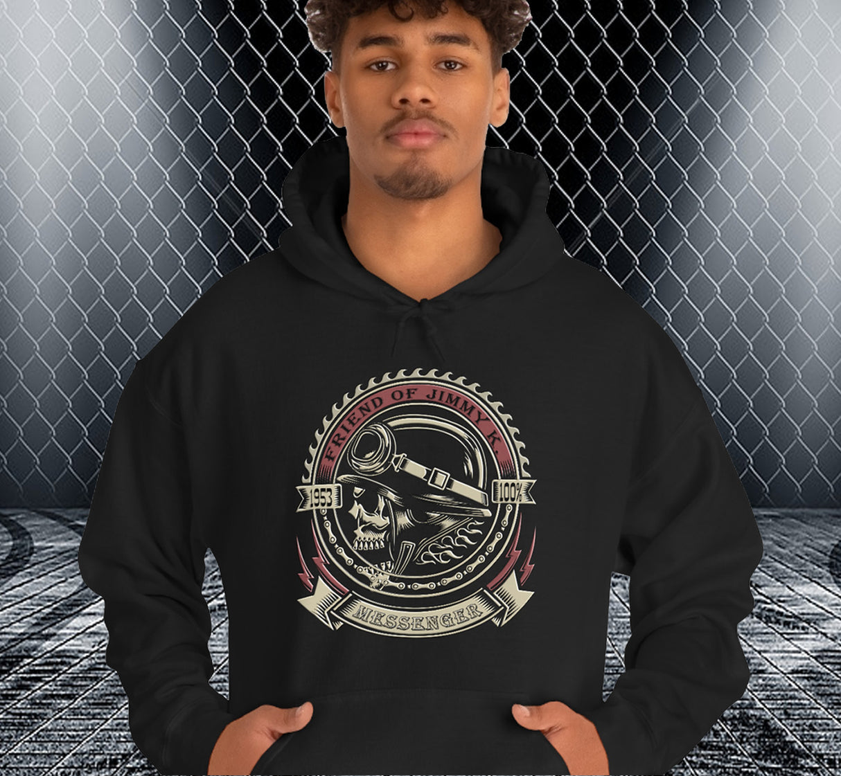 Jimmy K 1953 Messenger dtg Hoodie