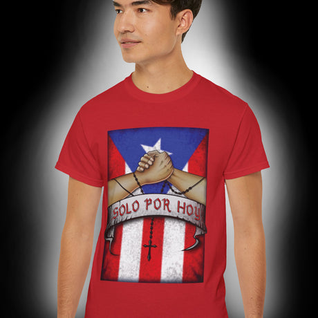 Spanish - Just For Today PR Flag Tee