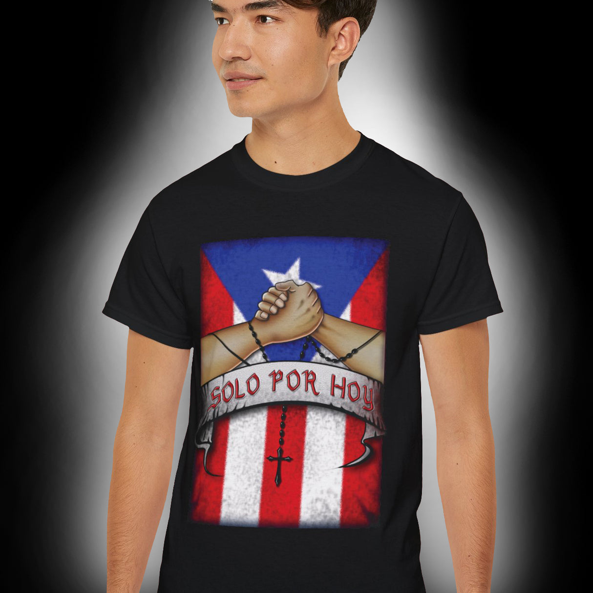 Spanish - Just For Today PR Flag Tee