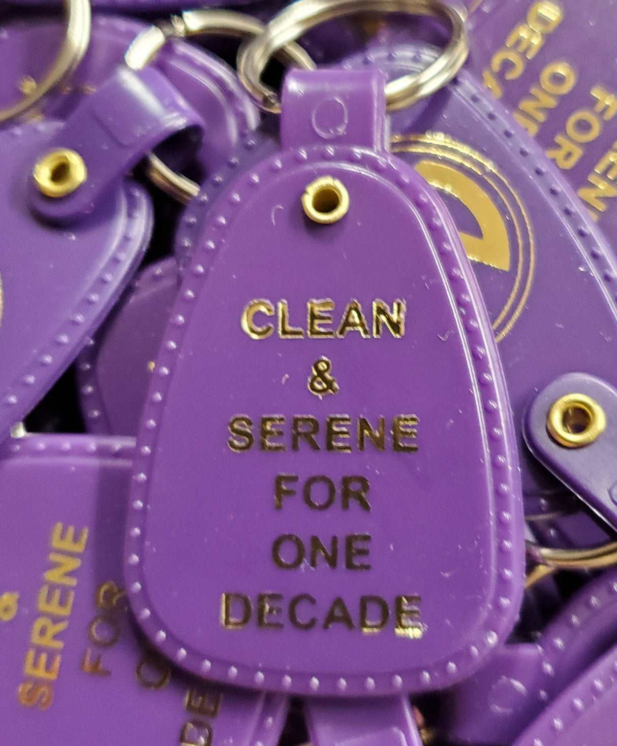 PKT- ONE DECADE - PURPLE Key Tag Limited Edition