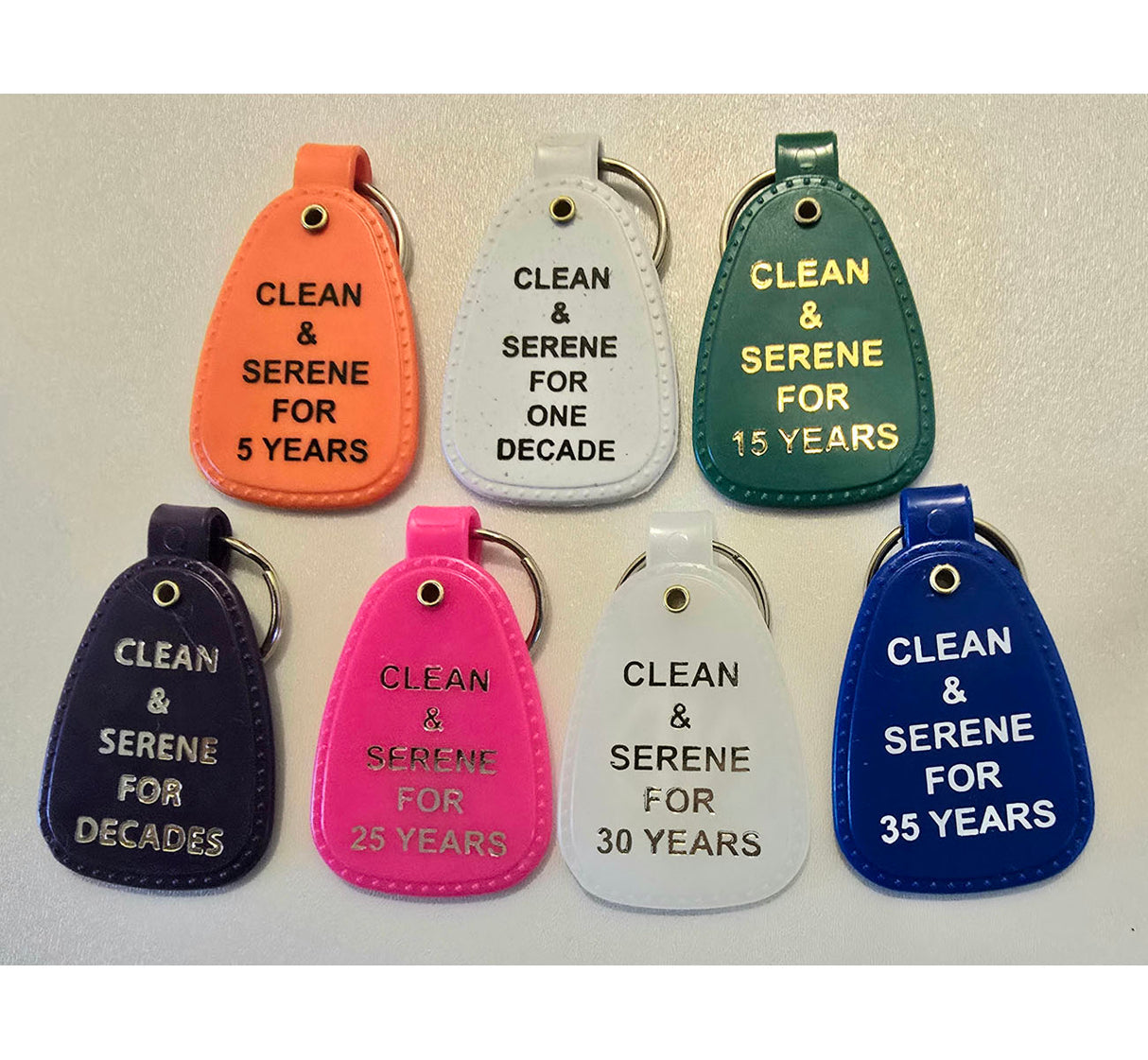 PKT- 1 OF EACH Clean Time Key Tag