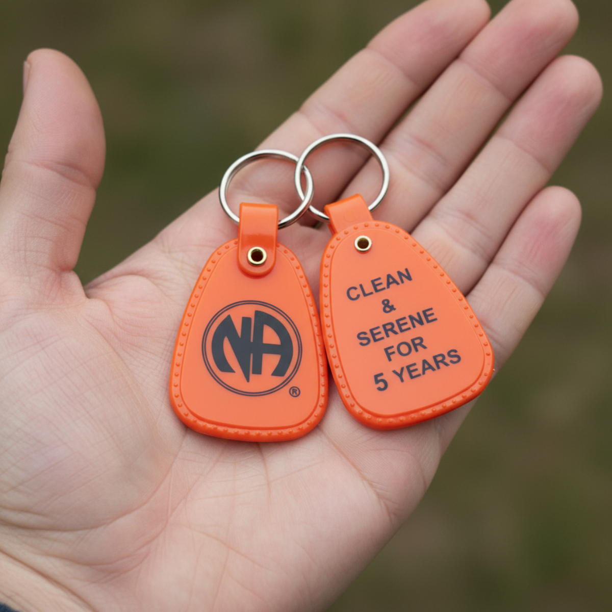 PKT- 5 YEARS - ORANGE Key Tag